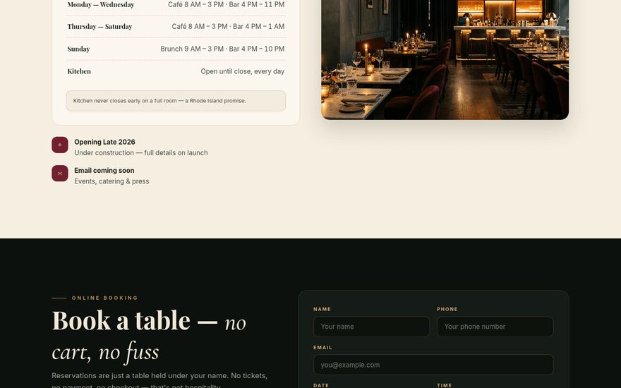 Midnight Social — homepage details